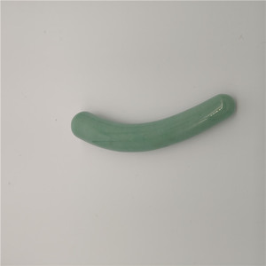 Varinhas de massagem aventurina natural, verde, jade, cristal curvo, brinquedo yoni para adulto - Product Image 3