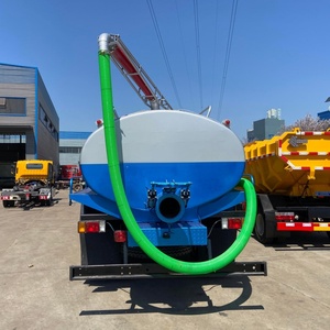 Camion d'aspiration des eaux usées ISUZU 4x2 5CBM, véhicule de transport de boues de fosse septique pour l'assainissement municipal - Product Image 1