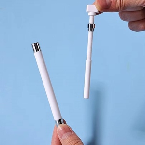 Nouvel arrivage de haute qualité : Outil de pointillage rotatif <span class=keywords><strong>blanc</strong></span> à une face avec manche métallique et <span class=keywords><strong>crayon</strong></span> de cire en nylon pour ongles en <span class=keywords><strong>acrylique</strong></span> et naturels - Product Image 4