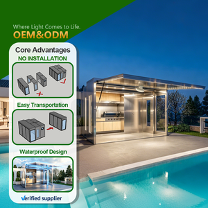 Yeyon 2026 OEM - Juego de Cocina para Exteriores con Barbacoa y Refrigerador, Mueble de Cocina Modular para Exteriores, Listo para Armar - Product Image 1