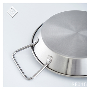 Vente en gros <span class=keywords><strong>de</strong></span> casseroles <span class=keywords><strong>de</strong></span> restaurant en acier inoxydable-Marmite <span class=keywords><strong>de</strong></span> fruits <span class=keywords><strong>de</strong></span> mer à double poignée avec assiette <span class=keywords><strong>de</strong></span> service - Product Image 3