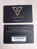 Carte à gratter personnalisée avec message de remerciement, offres de réduction personnalisées, impression couleur intégrale, carte en papier à gratter
