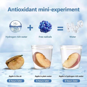 ขวดน้ำไฮโดรเจนขวดน้ำไฮโดรเจนแบบพกพาเครื่องผลิตน้ำไฮโดรเจนแก้วพร้อมโลโก้ออกแบบโลโก้ได้ตามต้องการ - Product Image 5