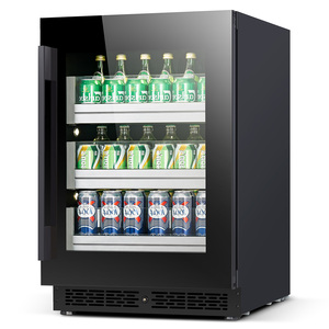 Enfriador de Bebidas y Vino Nuelead NE-355A con Puerta de Vidrio, Ahorro de Espacio y Eficiencia Energética, Refrigerador Bajo Mostrador para Bar - Product Image 2