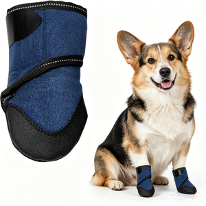 Botas para Perro, Botas de Invierno para Perro, Botas Antideslizantes para Mascotas, Botas de Goma para Mascotas, Cubrebotas para Perro para Caminar al Aire Libre, Clima Lluvioso y Frío, Uso Diario - Product Image 1