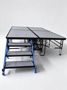Plataforma de Escenario Portátil Ajustable de Acero, Plegable, Venta al Por Mayor de Fábrica - Product Image 1