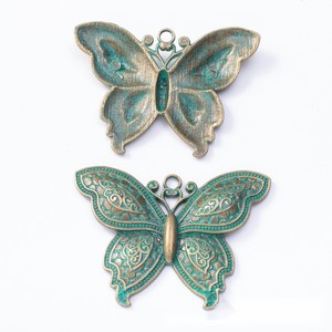 <span class=keywords><strong>Breloque</strong></span> papillon ajourée en alliage de zinc pour accents de bouquet de mariage en plein air - Product Image 3