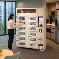 Máquina Expendedora de Pasteles para Oficina Winnsen, Refrigerada, de Tamaño Pequeño, para Refrigerios en el Lugar de Trabajo, 24 Horas