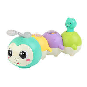 Jouet Éducatif Électrique Universel pour Bébé, en Plastique, en Forme de Chenille Magnétique Démontable, avec Lumières et Musique - Product Image 6