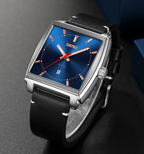 <span class=keywords><strong>Skmei</strong></span> 9316 reloj hombre créateur de mode montres en cuir étanche hommes poignet luxe heures carrées - Product Image 1