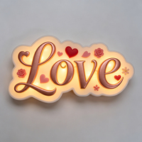 Enseigne néon personnalisée en silicone avec lettres, Lampe LED personnalisée pour les étapes importantes de bébé, Décoration de fête d'anniversaire OEM ODM