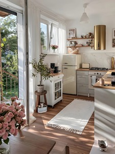 <span class=keywords><strong>CBM</strong></span> Mart sơn mài Shaker tủ bếp với cửa kính - Product Image 2