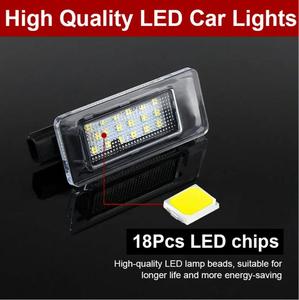 Luz LED Blanca para Matrícula, Lámpara LED para Nissan-Serena C27 Altima-Suzuki Landy-<span class=keywords><strong>Dacia</strong></span> <span class=keywords><strong>Duster</strong></span> 2018 2019 2020 <span class=keywords><strong>2021</strong></span> - Product Image 2