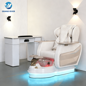 Mobiliario de Salón de Belleza Sillón de Pedicura con Masaje Tipo Mano Humana Spa para Pies Sillas de Pedicura Eléctricas en Venta - Product Image 5