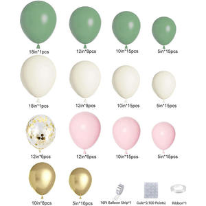 Décorations de fête sur le thème de la <span class=keywords><strong>jungle</strong></span> Rose Blanc Vert sauge Baby shower Toile de fond Décorations d'<span class=keywords><strong>anniversaire</strong></span> d'un <span class=keywords><strong>an</strong></span> pour garçon fille bébé - Product Image 2