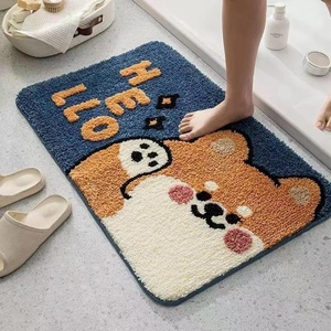 Alfombra <span class=keywords><strong>de</strong></span> Baño <span class=keywords><strong>de</strong></span> Cachemira Gruesa con Diseño <span class=keywords><strong>de</strong></span> Dibujos Animados, Antideslizante, Resistente al Desgaste y a la Suciedad, con Alta Absorción <span class=keywords><strong>de</strong></span> Agua - Product Image 2
