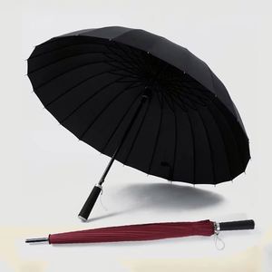 Paraguas Resistente al Viento de Color Sólido con Mango Largo para Uso en Exteriores, Producto para el Hogar Personalizable - Product Image 1