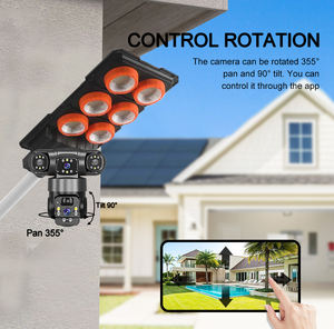 كاميرا أمان ذكية لاسلكية خارجية مقاومة للماء IP66 مع خاصية كشف الحركة وصوت ثنائي الاتجاه وتخزين سحابي/بطاقة ذاكرة تعمل بالبطارية - Product Image 3