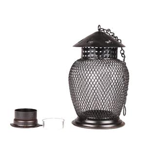 Iron Mesh <b>Lantern</b> Tealight Candle Holder Hanging & Tabletop Metal Decorative Candle Stand for Home & Party Decoration Handmade - Product Image 2