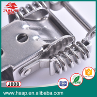 Loquet à ressort puissant en acier inoxydable pour boîte à outils et coffre de compression, loquet à bascule J008