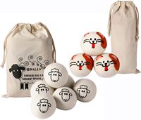 Nouvelles Boules de Séchage Réutilisables 100% Pure Laine de Nouvelle-Zélande Tendance 2026 pour Sèche-Linge, Écologiques et Anti-Odeurs