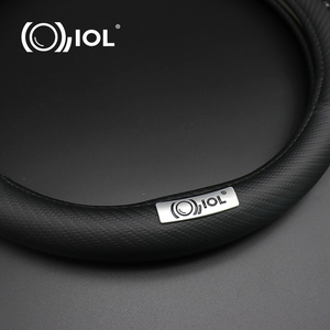 IOL Advanced Black Car Steer <span class=keywords><strong>Wheeling</strong></span> Cover 38cm Rueda de conducción Cubierta protectora antideslizante Accesorios interiores - Product Image 5