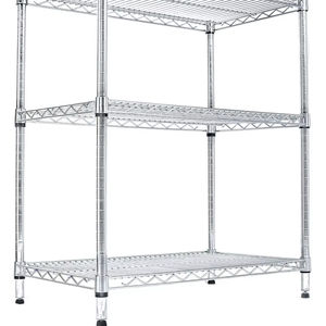 Kohlenstoffstahl <span class=keywords><strong>ESD</strong></span> SMT Rollenwagen PCB-Lagerregal Verchromter Drahtgestellwagen - Product Image 1