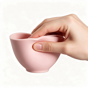 Xinyue Soft <b>Silicone</b> Mask Reusable Beauty Mixing Bowl Leak Resistant Easy Clean White Face Care Tool - Product Image 6