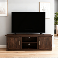 58 ''meuble TV bois moderne ferme centre de divertissement armoire de rangement multimédia Console salon chambre hôtel personnalisé