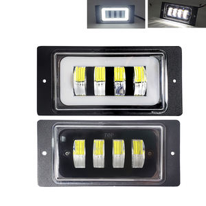 Proyector LED de Ojos de Ángel amarillo, luces antiniebla para <span class=keywords><strong>LADA</strong></span> <span class=keywords><strong>NIVA</strong></span>, faros LED cuadrados, accesorios para coche, nueva condición Para Auto <span class=keywords><strong>Lada</strong></span> - Product Image 1