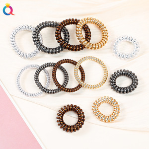 QIYUE haute élastique ligne téléphonique anneau de cheveux cheveux élastique tête corde cheveux accessoires - Product Image 1
