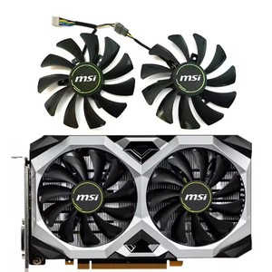 NOUVEAU 85MM HA9010H12F-<span class=keywords><strong>Z</strong></span> GTX 1660 VENTUS <span class=keywords><strong>GPU</strong></span> Fan pour MSI GeForce GTX 1660 1660TI RTX <span class=keywords><strong>2060</strong></span> VENTUS Video Card Cooling Fan - Product Image 1