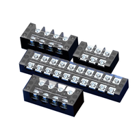 Borniers de raccordement haute intensité 5-10 AWG, série 1512 2512, 45 connexions, 15A max, cuivre/fer