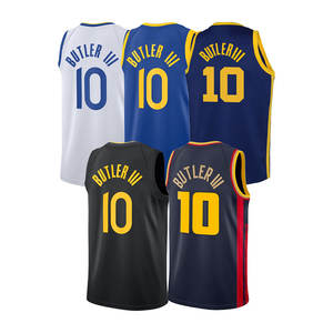 2025 nuovo noi americano 10 Jimmy Butler III ricamo cucito all'ingrosso pronto per la spedizione di basket maglie - Product Image 1