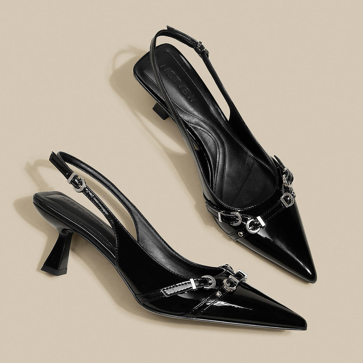 สีดำ(เปลือยหลัง 6ซม.)