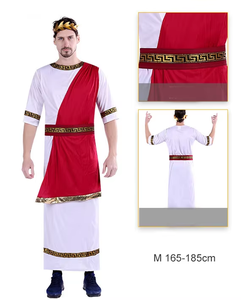 Costume d'Halloween pour adultes, reine et <span class=keywords><strong>prince</strong></span> pharaon d'Égypte, taille personnalisée, costumes en soie de lait 2 pièces, cosplay de films et de séries télévisées - Product Image 2