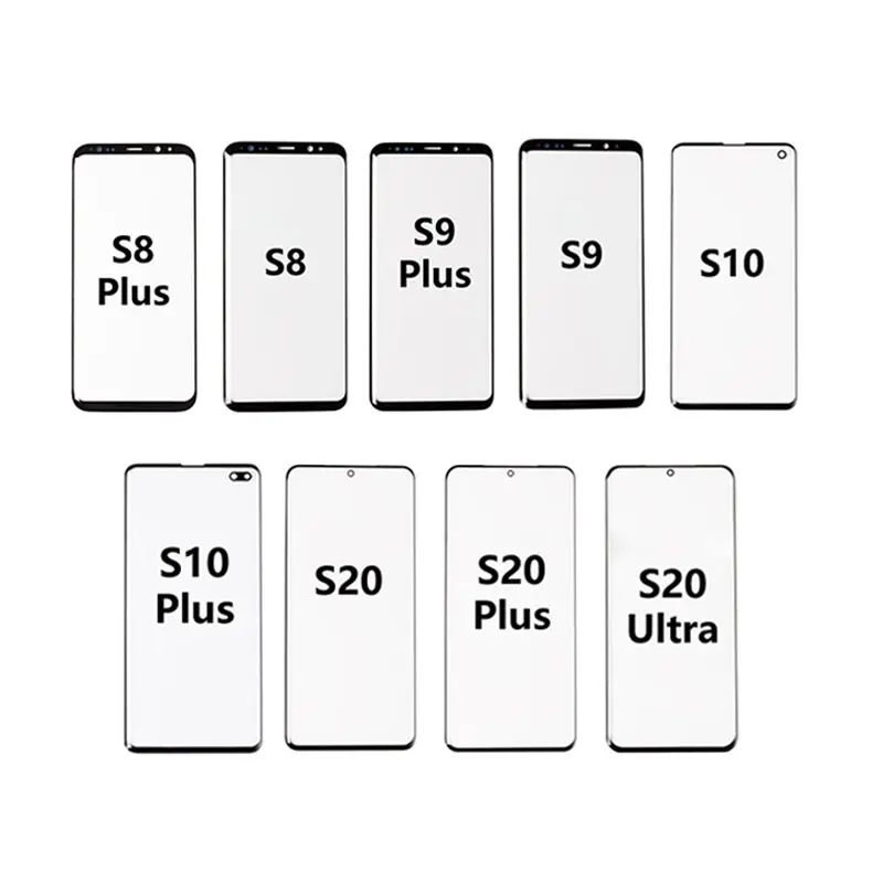 samsung s7 s8 s9 s10 plus s20 s21 s7 edge s8 g930Front Touch Panel LCD Display Glass Cover Repair Replace Parts + Oca