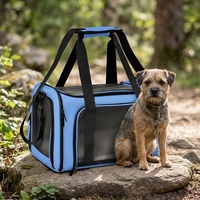 Sac de transport portable de luxe pour chat et petit chien, respirant, en polyester, avec fermeture éclair, capacité 5 kg, sac de voyage à main