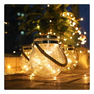 Luz <span class=keywords><strong>Solar</strong></span> LED Multicolorida Impermeável para Decoração de Natal em Potes de Vidro para Decoração de Árvores - Oferta Imperdível - Product Image 4