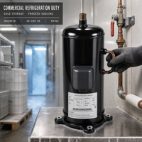 Compresseur Scroll DC 6HP E655DHD-65D2YG 380-415V/50Hz pour Refroidisseurs et Réfrigération Commerciale