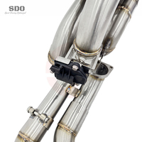 Échappement de performance SDO Racing pour Ferrari 360 F360 3.6L V8 2001-2005 en acier inoxydable avec soupape électronique