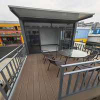 Maison préfabriquée à installation rapide, petite maison moderne à 2 étages, villa en conteneur extensible, 4 chambres pour la vie en plein air
