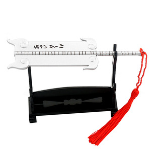 Espada <span class=keywords><strong>Ninja</strong></span> Anime Sage Six Paths Kinkaku Ginkaku Seven Star Sword Bashosen, Réplica Metálica de 14 cm, Mini Arma de Anime Coleccionable, Modelo de Exhibición - Product Image 5