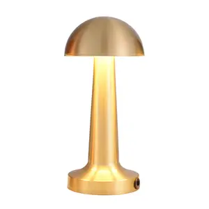 Индивидуальная перезаряжаемая светодиодная столовая лампа, металлическая современная настольная лампа для спальни в скандинавском стиле, регулируемая настольная лампа