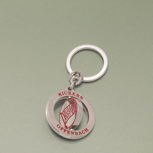 พวงกุญแจโลหะสังกะสีอัลลอยปรับแต่งโลโก้ได้ตามต้องการพวงกุญแจแฟชั่นพร้อมการแกะสลักและการพิมพ์โครมา - Product Image 1