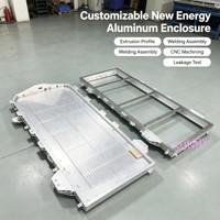 Plaque froide en aluminium anodisé poli par électro-érosion pour fil de batterie de véhicules à énergie nouvelle usiné par CNC