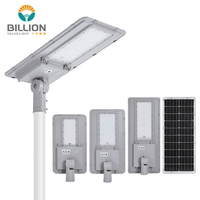 Lampadaire solaire LED commercial IP65 150W/200W/250W tout-en-un pour usage routier