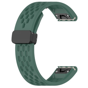 <span class=keywords><strong>Correa</strong></span> de Reloj de Silicona de 20/22/26 mm de Ajuste Rápido para <span class=keywords><strong>Garmin</strong></span> <span class=keywords><strong>Fenix</strong></span> 8 7S 7 6 5 <span class=keywords><strong>5S</strong></span> Forerunner 945, <span class=keywords><strong>Correa</strong></span> Deportiva Transpirable con Hebilla Magnética - Product Image 3