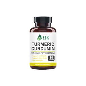 Gélules de Curcuma et Curcumine OEM ODM avec Extrait de Poivre Noir pour Favoriser la Flexibilité Articulaire et la Santé Musculaire - Product Image 1