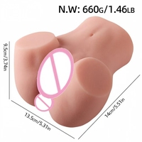 Muñeca de Medio Cuerpo Femenina, Muñeca de Amor, Torso, Juguete Sexual para Hombres, Muñeca Sexual Realista de Medio Cuerpo para Adultos
